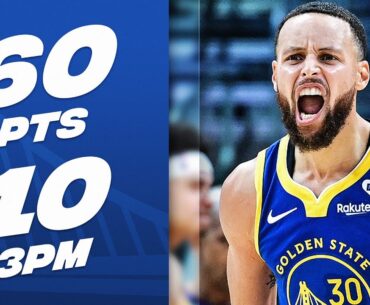 Steph Curry Drops Season-High 60 Points! | February 3, 2024