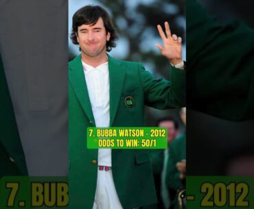 The 8 Biggest Longshots to Win The Masters PART 1