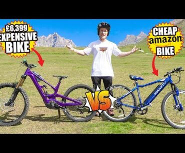 CHEAP AMAZON ELECTRIC BIKE VS EXPENSIVE TOP OF THE RANGE E-MTB!