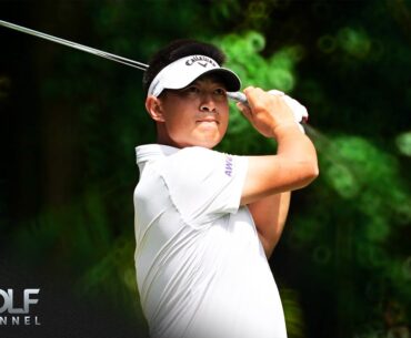Carl Yuan chips in an astounding three times in Valspar Championship Round 4 | Golf Channel