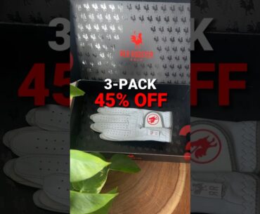 Red Rooster Golf Gloves 3-Pack 45% Off! #GolfGloves #GolfVideo #BestGolfGlove