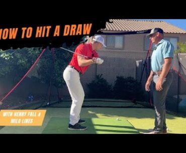 How To Hit A Draw | Simple Tips from Milo Lines Golf Academy