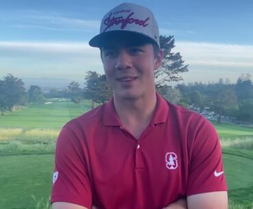 Stanford senior golfer Michael Thorbjornsen