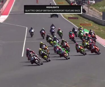 2024 Quattro Group British Supersport Championship, RD1,Circuito de Navarra, Feature race highlights