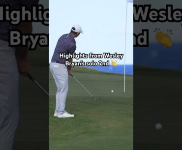 Impressive performance from @BryanBrosGolf's Wesley Bryan 🔥