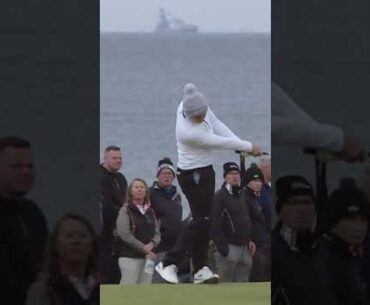 How good is this swing from Matt Fitzpatrick at the 2023 #dunhilllinks
