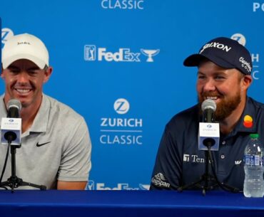 Rory McIlroy and Shane Lowry's full press conference ahead of Zurich Classic of New Orleans