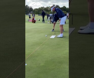 Ian Poulter Perfecting his Putting at Liv Adelaide