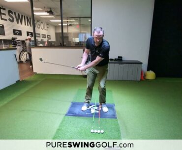 Golf Drills - Two Tee Drill (Proper & Consistent Contact)