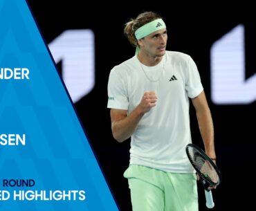 Alexander Zverev v Alex Michelsen Extended Highlights | Australian Open 2024 Third Round