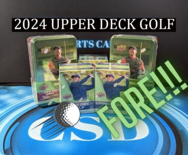 2024 Upper Deck Golf Blaster box and Tin Review.
