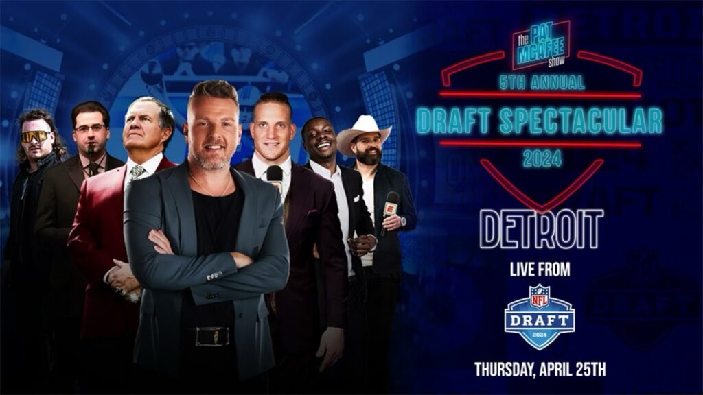 Pat McAfee’s 5th Annual Draft Spectacular with Bill Belichick | April 25th, 2024