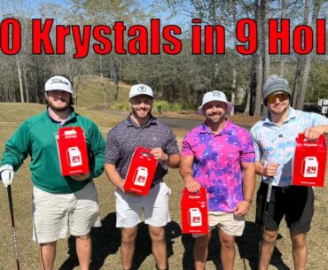 We try to eat 100 Krystals in 9 Holes!