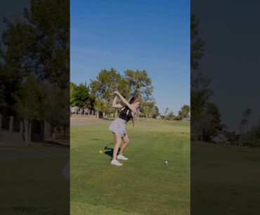 Claire Bear #golf #golfswing #shorts