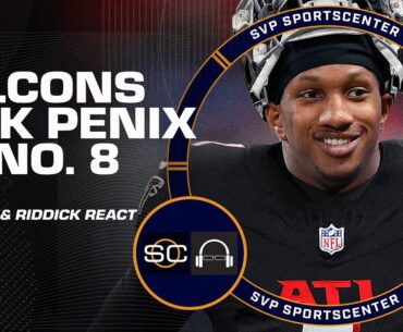 DRAFT STUNNER 👀 Why did the Falcons pick Michael Penix Jr. at No. 8? | SC with SVP