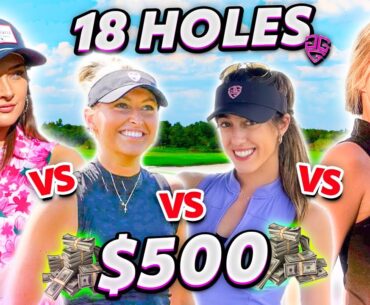We played 18 Holes for $500 on a LPGA Golf Course!!! | Golf Girl Games