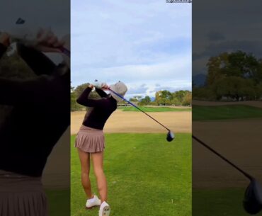 Alexandra Harju #golf #golfswing #shorts