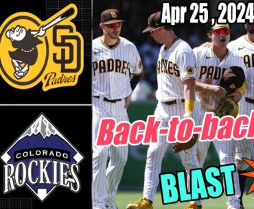 San Diego Padres vs Colorado Rockies [Back-to-back homers! 5-Runs comebacks W !]
