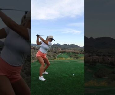 Hailey Ostrom #golf #golfswing #shorts
