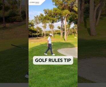 Golf Rules Tip | Footprints In Bunker #golf #rules #golfrules #rulesofgolf #golftips #golfer