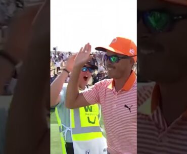 Rickie Fowler's Stunning Iron Shot Earns Him a Round of Applause | PGA Tour Magic Moments  #golfing