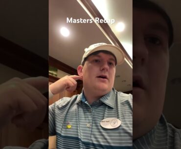 Masters Day 1 Recap