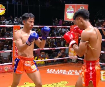 Khim Bora 🇰🇭 vs 🇨🇳 Lee Chhingchav | ឃឹម បូរ៉ា 🇰🇭 vs 🇨🇳 លី ឈីងចាវ | GANZBERG Kun Khmer Super Strike