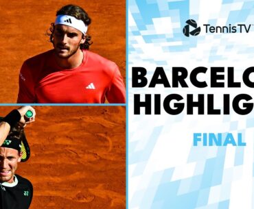 Stefanos Tsitsipas vs Casper Ruud For The Title! 🏆 Barcelona 2024 Final Highlights