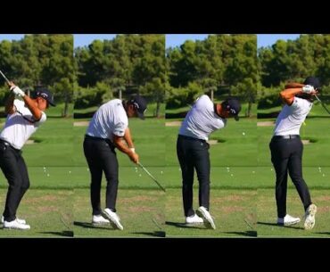 Xander Schauffele Wedge to Driver Swings with Slow Motion