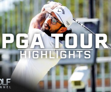 Highlights: Akshay Bhatia's stellar 9-under Valero Texas Open Round 1 | Golf Channel