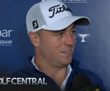 Justin Thomas 'in a great place' going into Valspar Championship Rd. 3 | Golf Central | Golf Channel