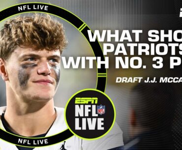 Will the Patriots trade down in the draft? + Should they draft J.J. McCarthy? NFL Live debates