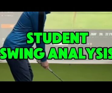 NEW STUDENT SWING ANALYSIS!