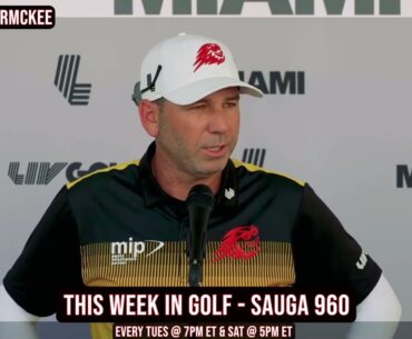 Sergio Garcia spoke about the importance of family in helping his game of late | LIV Miami