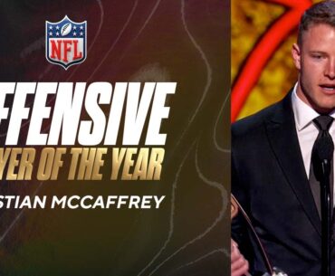 Christian McCaffrey's Emotional Message To Teammates After Winning OPOY I NFL Awards I CBS Sports