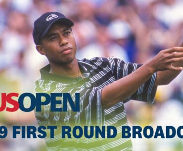 1999 U.S. Open (Round 1): Tigers Woods Kicks Things off at Pinehurst No. 2 | Full Broadcast