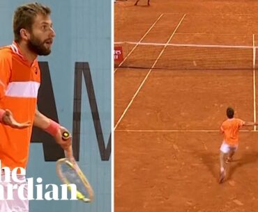 Unlucky Madrid Open match riddled with bizarre incidents