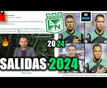 🟢BRUTAL!  ATLÉTICO NACIONAL y los Primeros DESCABEZADOS del 2024 / Se CONFIRMA?
