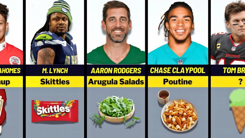 Famous NFL Players and Their Favorite Foods
