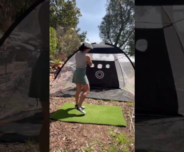 How well-rounded is your golf game? #golfgirl #golfshorts #skillest
