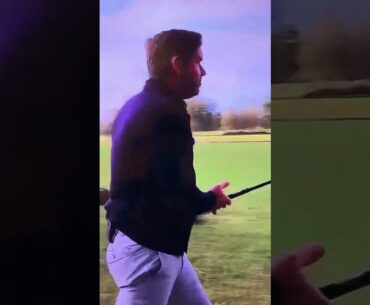 Robert Rock INSANE 2 IRON under tree and over water at The Belfry! #robertrock