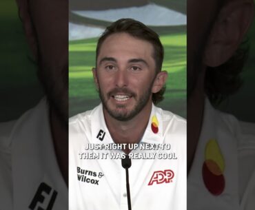 'It was awesome man' Max Homa on playing with Tiger Woods 🥹
