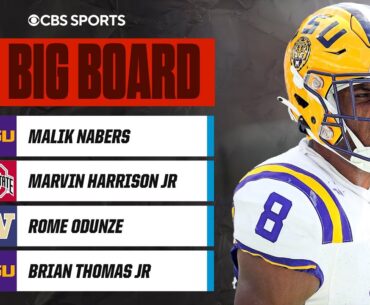 2024 NFL Draft Big Board: Battle for WR1 between Nabers and Harrison Jr. | CBS Sports