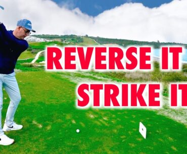 Reverse Golf Grip For Perfect Strikes - Golf Swing Drill