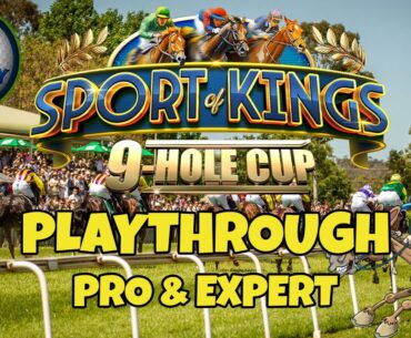 PRO & EXPERT Playthrough, Hole 1-9 - Sport of Kings 9-hole cup! *Golf Clash Guide*