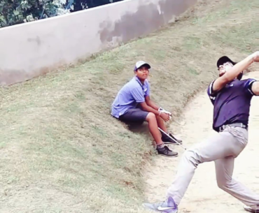 Golf trick.