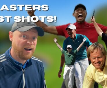 RECREATING the BEST EVER GOLF SHOTS at the MASTERS! - How do they make it look so EASY!?