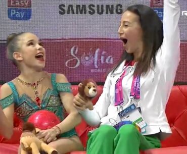 NIKOLOVA Stiliana (BUL) - RGI Ball Final 36,950 🥇 🤸‍♀️💚 2024 SOFIA WORLD CUP #roadtoparis24