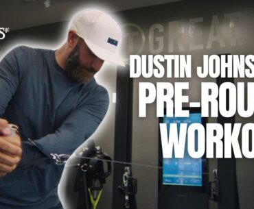 Dustin Johnson Does This Workout Before Every Round l 4Aces GC