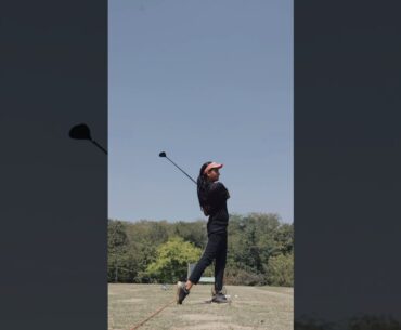 how to swing a golf club #golfpassion #golfswing #ladygolfers #golfgirl #bungeejumping #golf #golfer